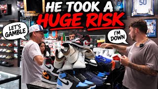He GAMBLED His ENTIRE SNEAKER COLLECTION!! 