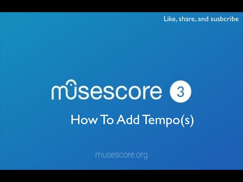 Add Tempo Musescore - XpCourse