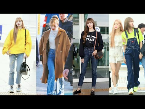 Lisa manoban best airport style | airport fashion 💖