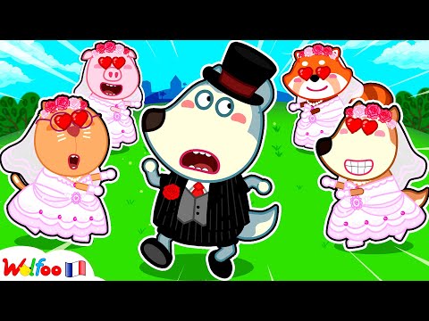 Oh Non ! Trouve La Vraie Mariée Parmi Les Fausses, Wolfoo 🤫 Dessin Animé 🎉 Collection D'épisodes