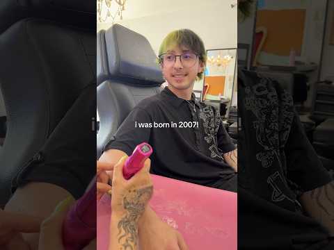 You are the youngest person EVER! 😀 #tattoo #tattooshop #tattooartist #genz #meme