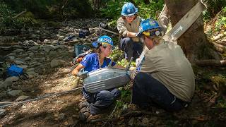 Gripping Task: Summer Spent Hauling Logs to Support Salmon
