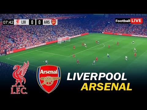 Liverpool vs Arsenal Premier League 25/26 | Full Match Simulation PES
