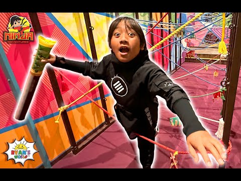 Ryan's Ninja Obstacle Challenge!