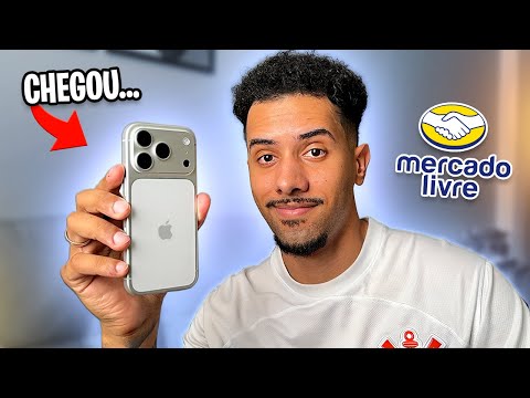 Chegou o IPHONE 17 PRO do Mercado Livre e Fui 100% Sincero...