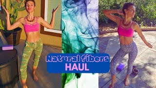 A supper fun clothing haul Natural fibers yoga leggings Thredup Cashmere for summer Organic Cotton