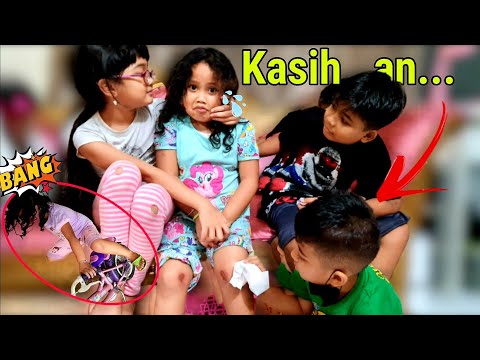 J4TUH DARI SEPEDA | Kaki Bocil T3rluka - Hanum, Lintar, Bani jadi Kasihan 💞 Shafeea Hanum