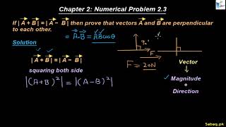 Class 11th | Punjab Board (2025-26) | Chapter 2 | Numerical Problem: 2.3