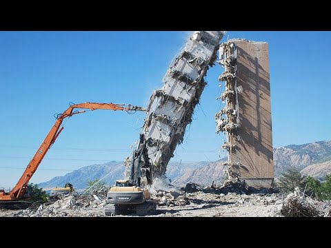 Crazy Dangerous Excavator, Truck Driving Skill | Fastest Heavy Equipment Machines Driving Fails Work