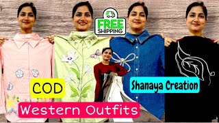 Shanaya Creation Brings You Stunning Shirts, Tunics, Cord Sets, Denim Shirts & Pants. Free Shipping.