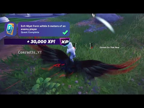 How to EASILY Exit Myst Form within 5 meters of an enemy player Fortnite