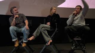EENIE MEANIE Q&A with Samara Weaving, Karl Glusman, and Shawn Simmons on 8/20/2025.