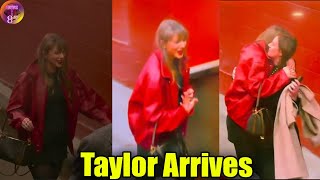 Taylor Swift & Scott, Andrea GORGEOUS as They arrive in Arrowhead for Travis' Final Game