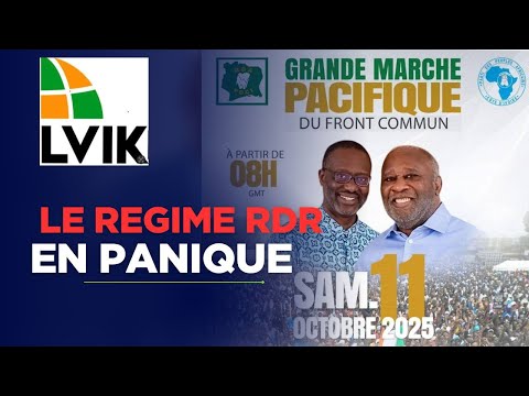 🚨DIRECT: MALGRE LES BRIMADES ET LA PLUIE ,LES IVOIRIENS CONVERGENT A LA MARCHE