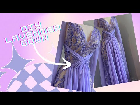 How I created this Lavender Haze dress! 90second Shorts #shorts