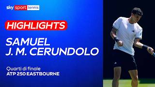 Samuel-J. M. Cerundolo: gli highlights | ATP 250 Eastbourne