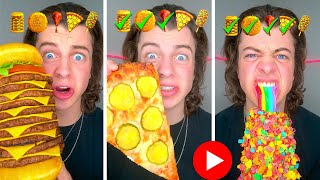 Giant Fair Food ASMR 🌶️ LUKE DID THAT 🔥 Big OR Small BRAINROT?!  Extreme Spiciest Foods **1 HOUR**