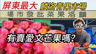 〔屏東最大青果市場〕麟洛青果市場是屏東最大的果菜批發市場，強仔想要進去看看有沒有最喜歡的愛文芒果，怎麼要一起來逛逛嗎？