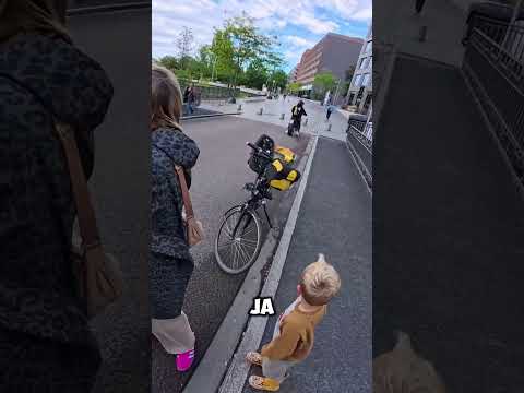 Wir zeigen den kleinen unsere Bikes
