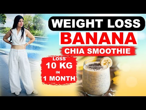Banana Chia Smoothie Recipe - No Sugar-High Protein - Recipe For Weight Loss|Dr.Shikha Singh