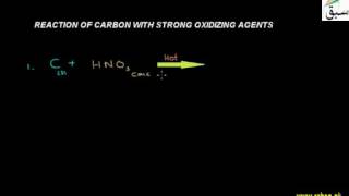 Reaction of Carbon with Strong Oxidizing Agents