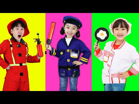 어린이 직업놀이 직업체험 모아보기 소방관 의사 경찰 Wrong Superheroes Profession Puzzle 키즈 퍼즐 게임 - 슈슈토이 Shushu ToysReview