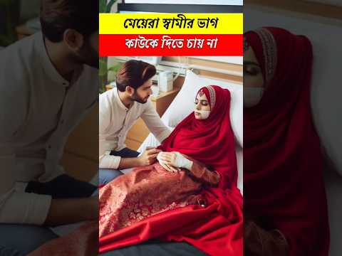 মেয়েরা স্বামীর ভাগ কাউকে দিতে চায় না #youtubeshorts #shorts " Islamic video " কিছু সময় মাদ্রাসা