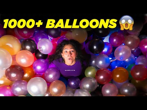 I FILLED MY ROOM WITH BALLOONS 🤩 | YOU WONT BELIEVE FOR WHAT | 🤯🤫