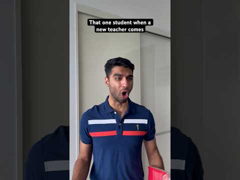 The teacher already be hating them ๐ #teacher #students #school #class #funny #comedy #skit