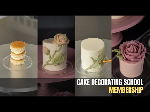 How to Make Tiny Cakes Course [ Cake Decorating For...