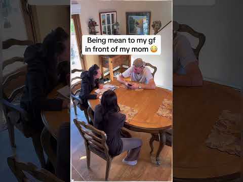 #funnyvideo #funny #lol calling my girlfriend the b word front of my mom