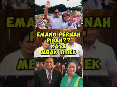 Jawaban Mbak Titiek Soeharto soal isu rujuk dengan Prabowo