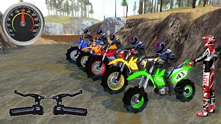 Offroad Outlaws - Motor Dirt Bike Stunt Racing Game Walkthrough Part 1 - Android IOS gameplay