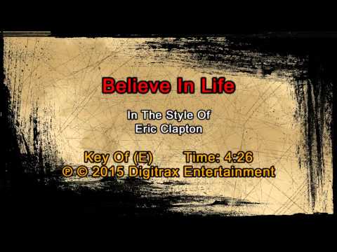 Eric Clapton – Believe In Life (Backing Track)