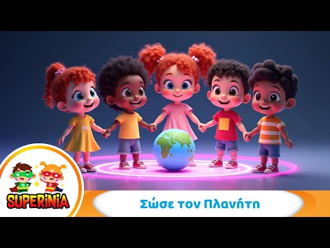 Superinia - Σώσε τον Πλανήτη 🌍 | Παιδικό τραγούδι για το περιβάλλον