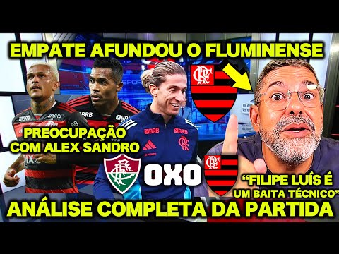 JOÃO GUILHERME DEU O PAPO! ESSE FLAMENGO do FILIPE LUÍS NÃO PERDE! FLUMINENSE 0 X 0 FLAMENGO