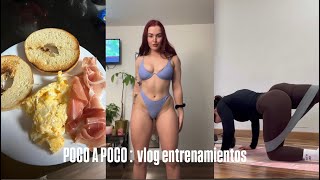 Vlog diario : poquito a poco | ENTRENITOS , tarta de queso y compras 🌸🧚💪🏻