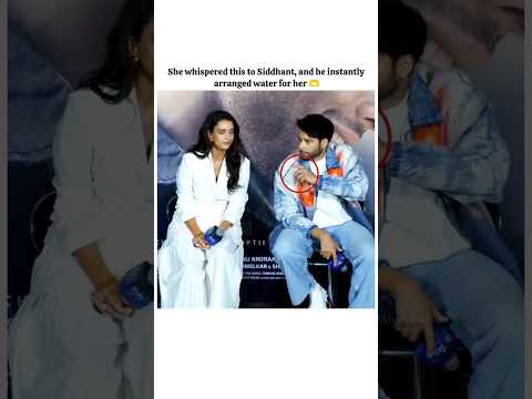 sidharth helping Tripti ❤️ #triptidimri #siddhantchaturvedi #shortfeed #shorts #trendingshorts