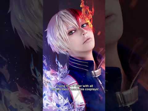 Real vs Ai. Trying the Ai filter with all my Boku no Hero Academia cosplays!