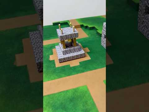Diorama Vila do Minecraft parte 3