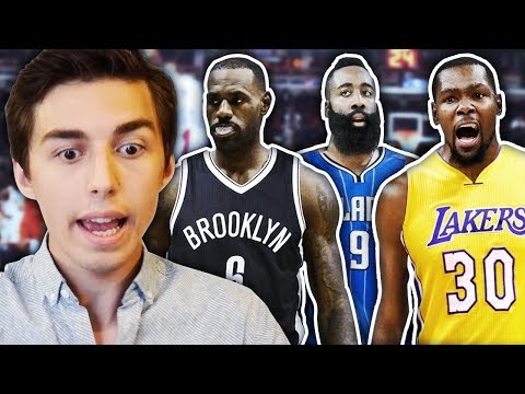 WHAT IF THE NBA RESTARTED AND HAD A FANTASY DRAFT? NBA 2K17 MY LEAGUE