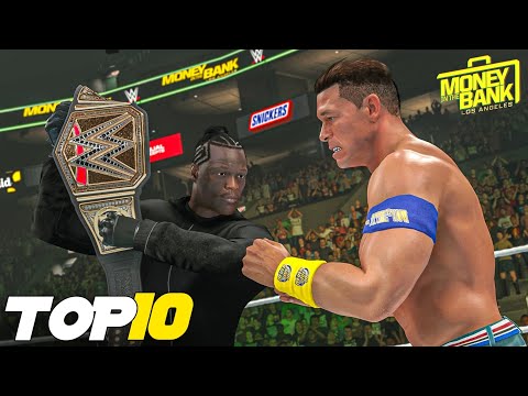 WWE 2K25: Money In The Bank 2025 Top 10 Moments