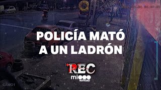 POLICÍA MATÓ A UN LADRÓN - LE ROMPEN LOS VIDRIOS #REC