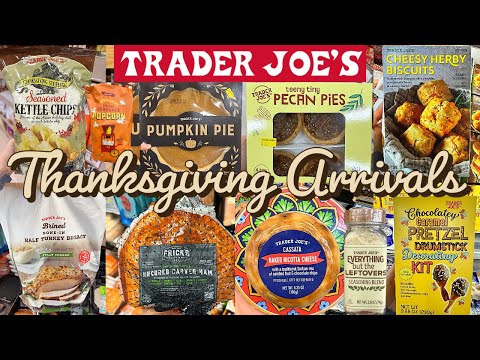 ✨THE ULTIMATE TRADER JOE’S THANKSGIVING GUIDE✨+ SNEAK PEEK 28 NEW ITEMS & HAULS 🛒