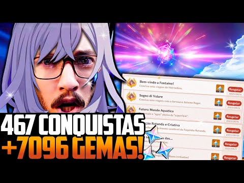 Tirei 4 MIL GEMAS das Conquistas e o Impossível Aconteceu - Summons Skirk | Genshin Impact