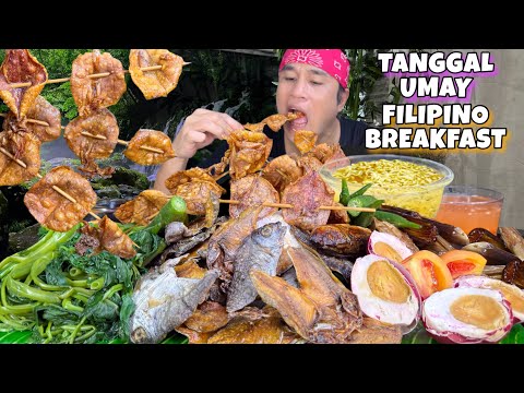 Pinoy Breakfast Overload Mukbang | Filipino Agahan Mukbang