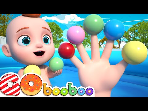 Familia Dedos de Burbujas De Colores | Canciones Para Niños | GoBooBoo Canciones Infantiles