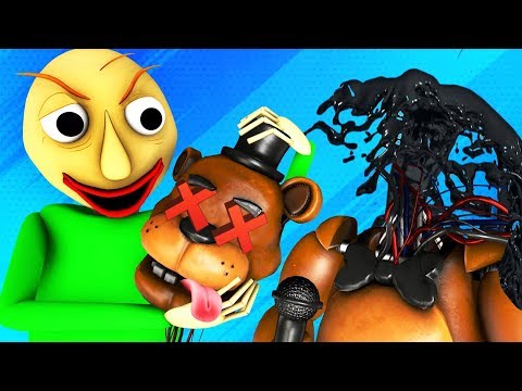 Балди vs FNAF 3: Оторвали Фредди Голову! (Five Nights At Freddy’s | Baldi Хоррор 3D Анимация)