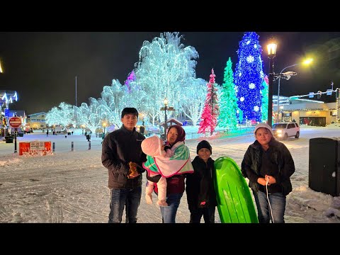 Traje ala familia Adibertirse y jugar con sus tablas en la nieve ⛄️ muy hermoso lugar amigos