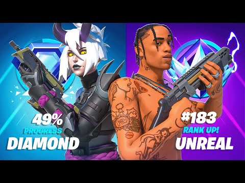 Diamond To Unreal Solo SPEEDRUN (Fortnite Ranked)